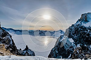 Tianchi Heavenly Lake of the Changbai Mountain, Jilin China