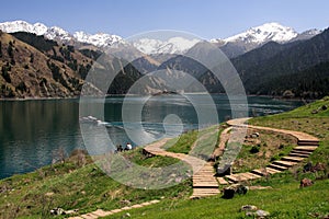 Tianchi Lake(Heaven's Lake) in Urumqi, China