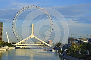 Tianjin City Landscape-Tianjin Eye Ferris wheel