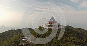 Tianmen Shan Temple on Top of Tianmen Mountain