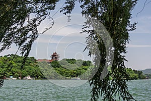 Tianmu lake scenery photo