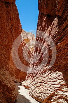 Tianshan Grand Canyon in sunny day