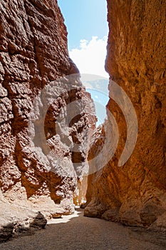 Tianshan Grand Canyon in sunny day