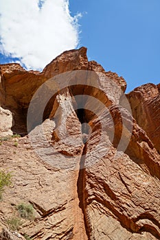 Tianshan Grand Canyon in sunny day