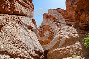 Tianshan Grand Canyon in sunny day