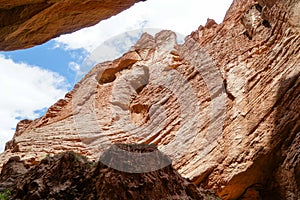 Tianshan Grand Canyon in sunny day