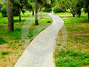 Tiantan park path