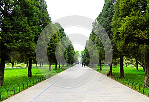 Tiantan park path