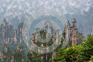 Tianzi Avatar mountains nature park - Wulingyuan China