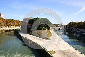 Tiber island