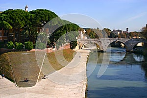 Tiber island