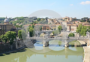 Tiber River in Rome.