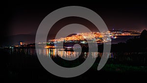 Tiberias at night photo