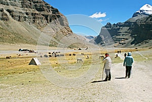 Tibet, beginning of kora.