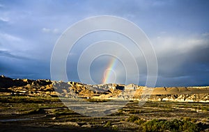 Tibet double rainbow