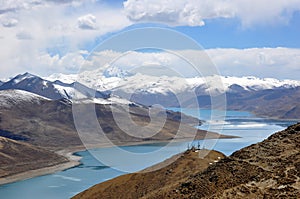 Tibet lake photo