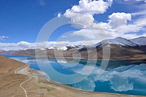 Tibet lake photo