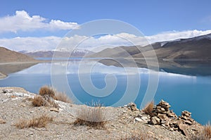 Tibet lake photo