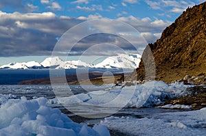 Tibet. Lake Mansarovar.