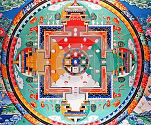 Tibet mandala artwork