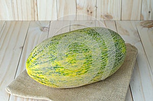Tibet melon on wood