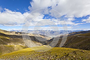 Tibet: plateau terrain