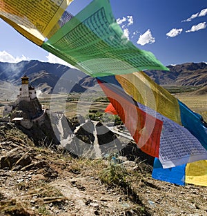 Tibet - Prayer Flags - Himalayas
