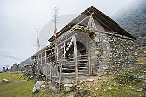 Tibet style house