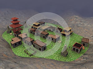 Tibet village