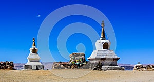 Tibet White pagoda