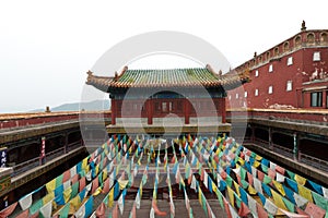 Tibetan Architecture in Putuo Temple of cases, Chengde, Mountain