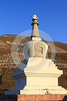 Tibetan buddhism tower photo