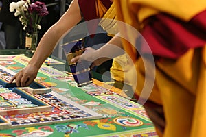 Tibetan Buddhist mandala photo