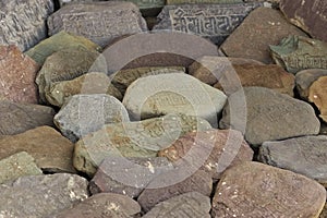 Tibetan Buddhist Mantra Stone Mani Stone