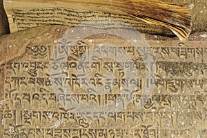 Tibetan Buddhist Mantra Stone Mani Stone