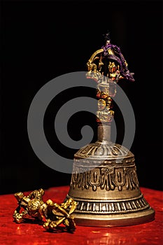 Tibetan Buddhist ritual objects - vajra and bell