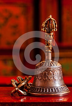 Tibetan Buddhist still life - vajra and bell