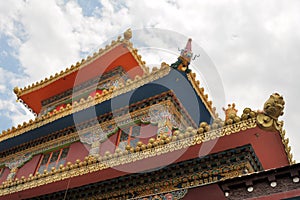 Tibetan Buddhist temple in Dharamsala, India