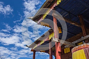 Tibetan Buddhist temple in Tibet Xizang China