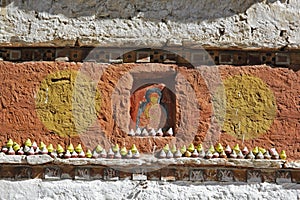 Tibetan ceremonial statuettes Tsa-Tsa