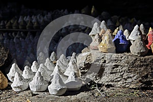 Tibetan ceremonial statuettes Tsa-Tsa photo
