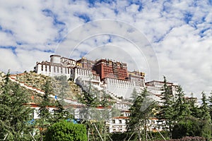 Tibetan classical architectural landscape photography