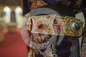 Tibetský kostým na pás dekorácie 