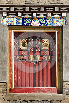 Tibetan door