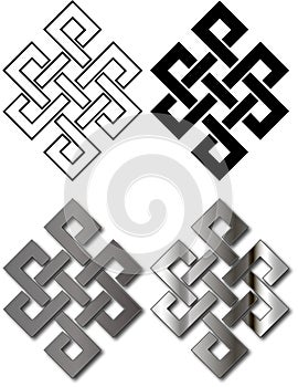 Tibetan Infinity-Endless-Eternity knot