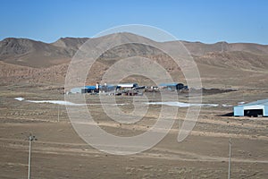 Tibetan landscape between Xining and Lhasa