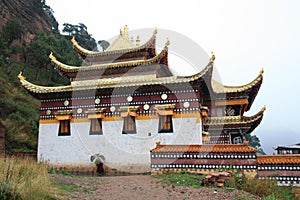Tibetan Langmu Temple of China