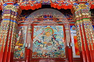 Tibetan Langmusi temple