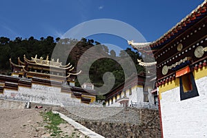 Tibetan Langmusi temple