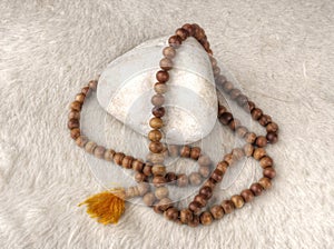 Tibetan mala with 108 beads.